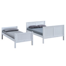 Lincoln Single Over Double Bunk Bed with Drawers